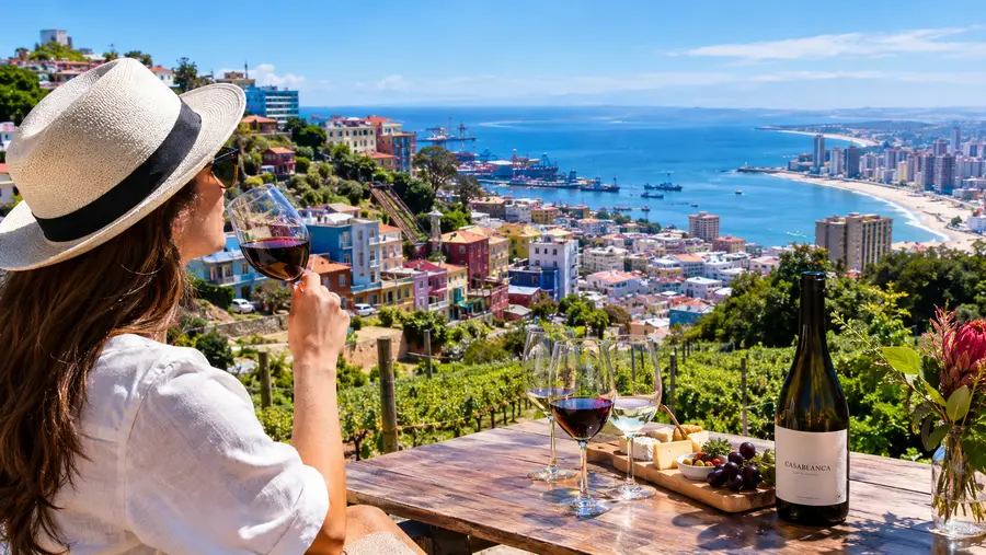 Tour di Valparaíso e Viña del Mar con degustazione di vini a Casablanca