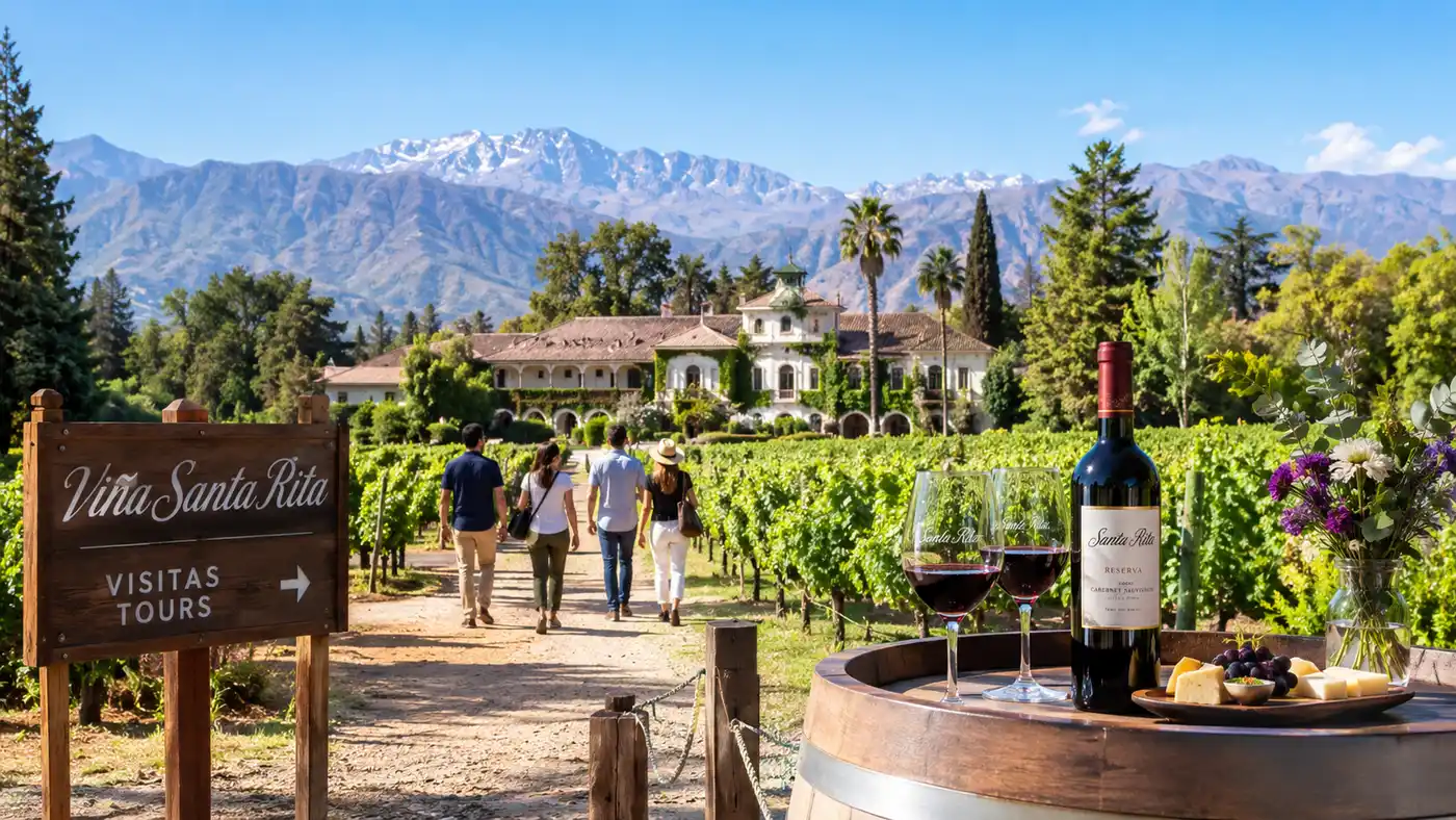 Tour por la Bodega Viña Santa Rita y Guía para Visitantes
